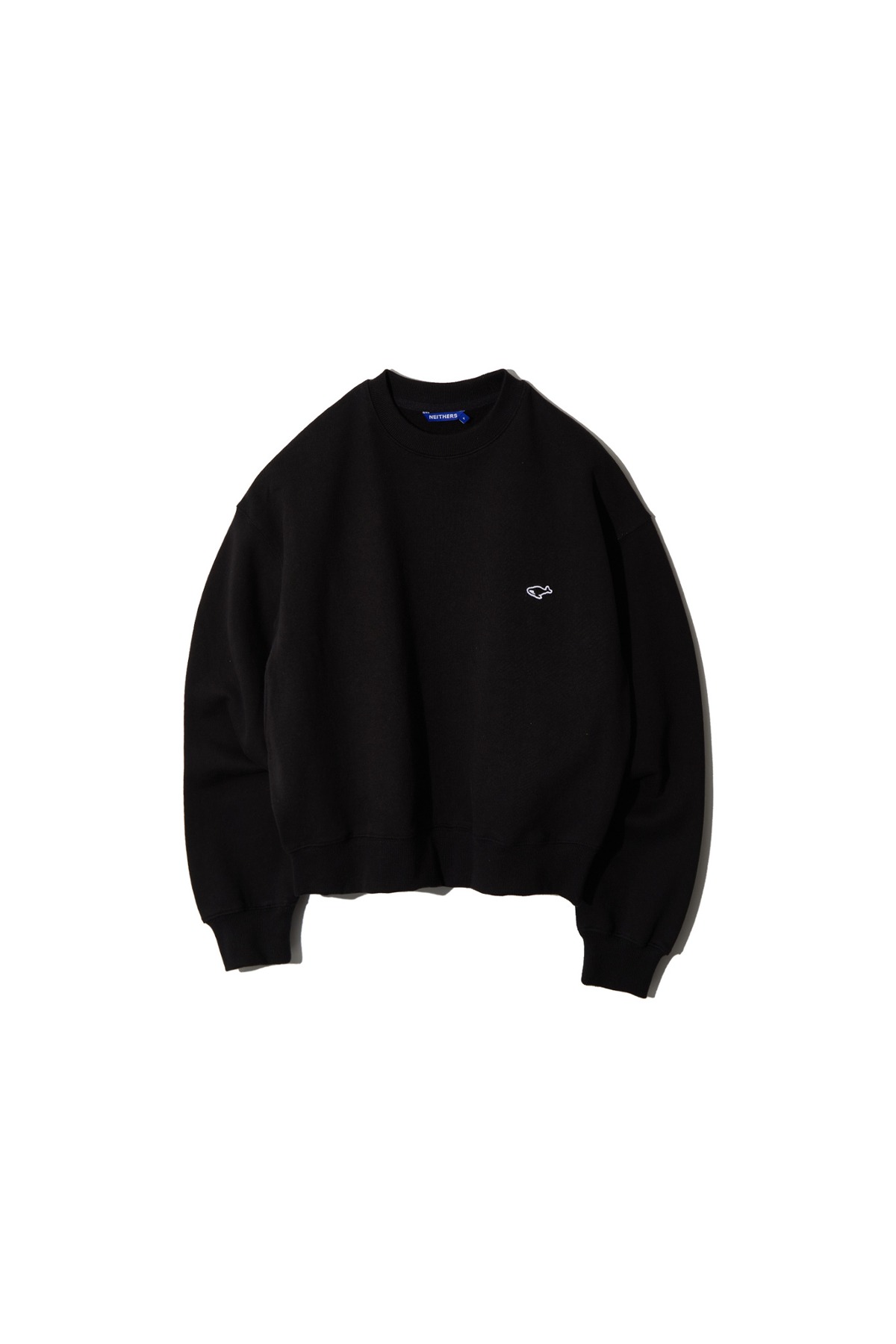 Cropped Sweatshirt For Women (Black)