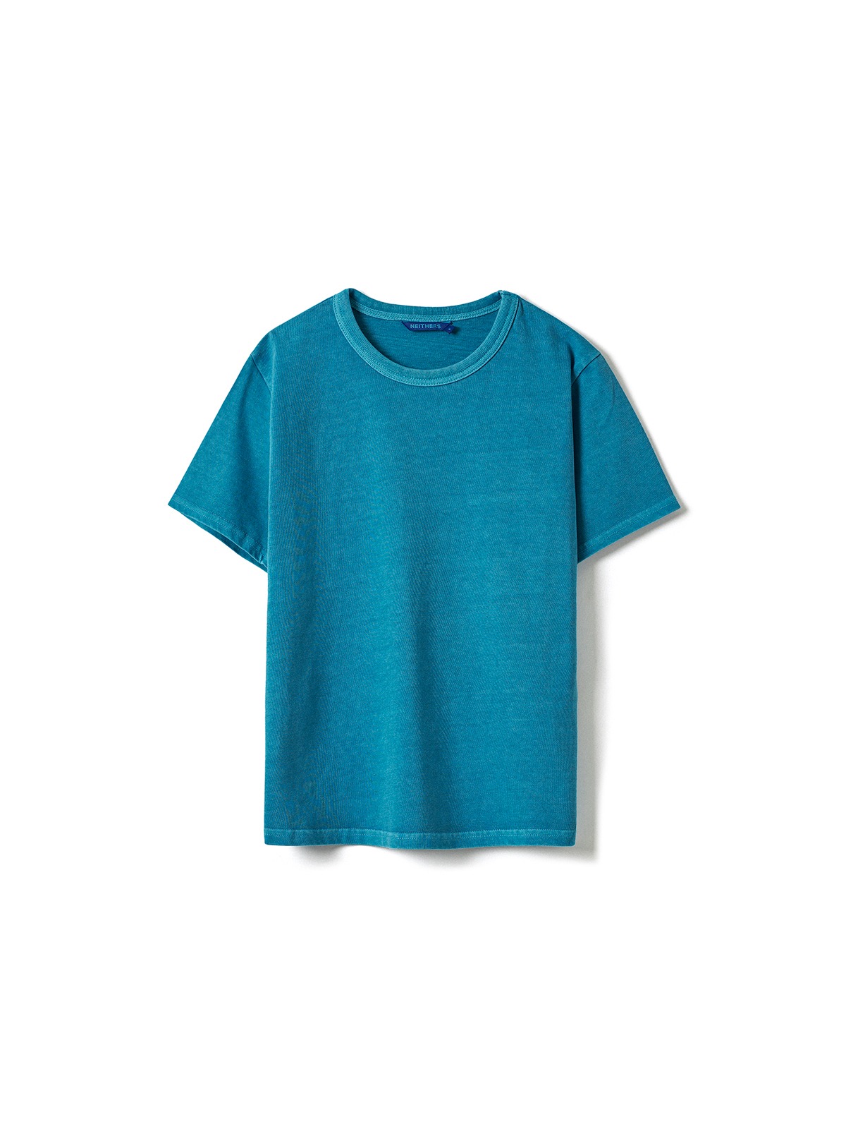 Garment Dyed T- For Women (Blue Green)